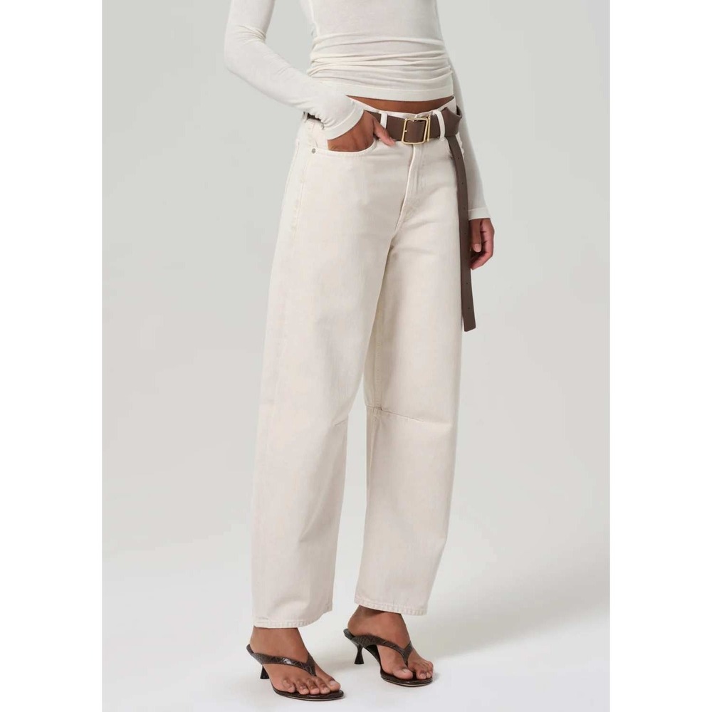 Citizens of Humanity Miro Relaxed Jeans High Waist Almondette Barrel Leg Sz 32